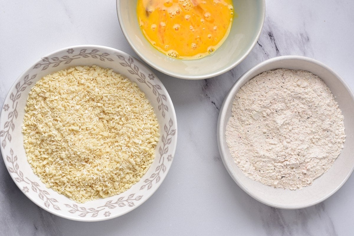 breading for coconut shrimp.