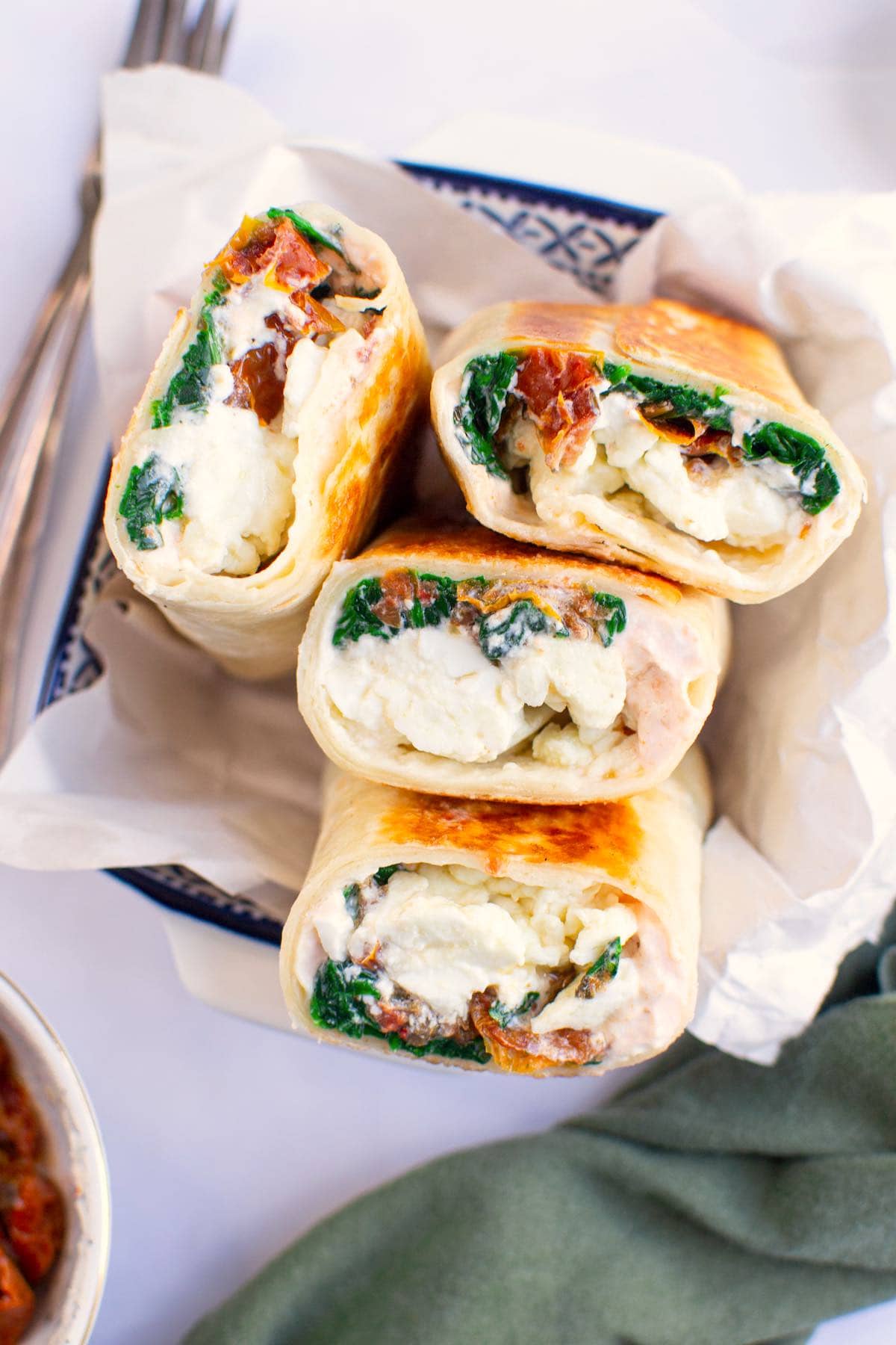 starbucks spinach feta wrap.